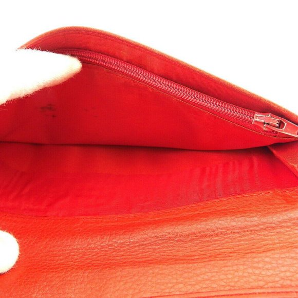 DIOR Long Wallet CD Mark Leather Authentic - Picture 6 of 11